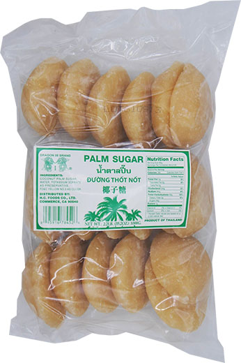 DRAGON 88 PALM SUGAR (SHELL/BAG) 12bg x 35.2oz (2.2lbs)