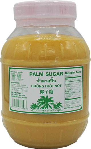 DRAGON 88 PALM SUGAR (LARGE) 6pj x 70.4oz (2000g)