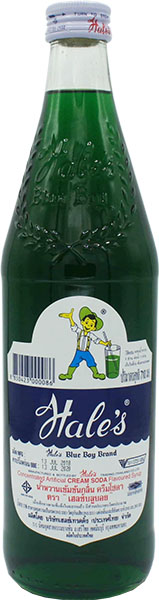 HALE'S BLUE BOY CREAM SODA SYRUP (GREEN) 12gb x 24fl. oz (710ml)