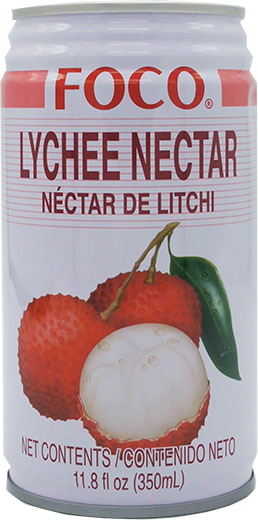 FOCO LYCHEE JUICE DRINK 24cn x 11.8fl oz. (350ml)