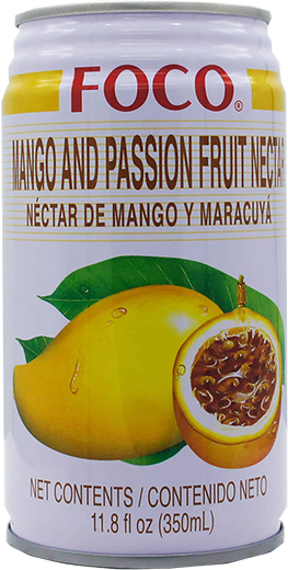 FOCO MANGO & PASSION FRUIT DRINK 24cn x 11.8fl oz (350ml)