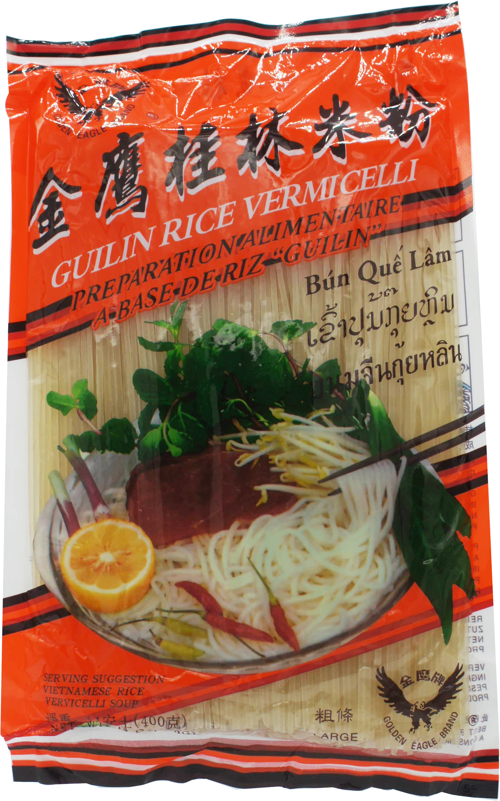 EAGLE GUILIN NOODLES (LARGE) 60bg x 14oz (400g