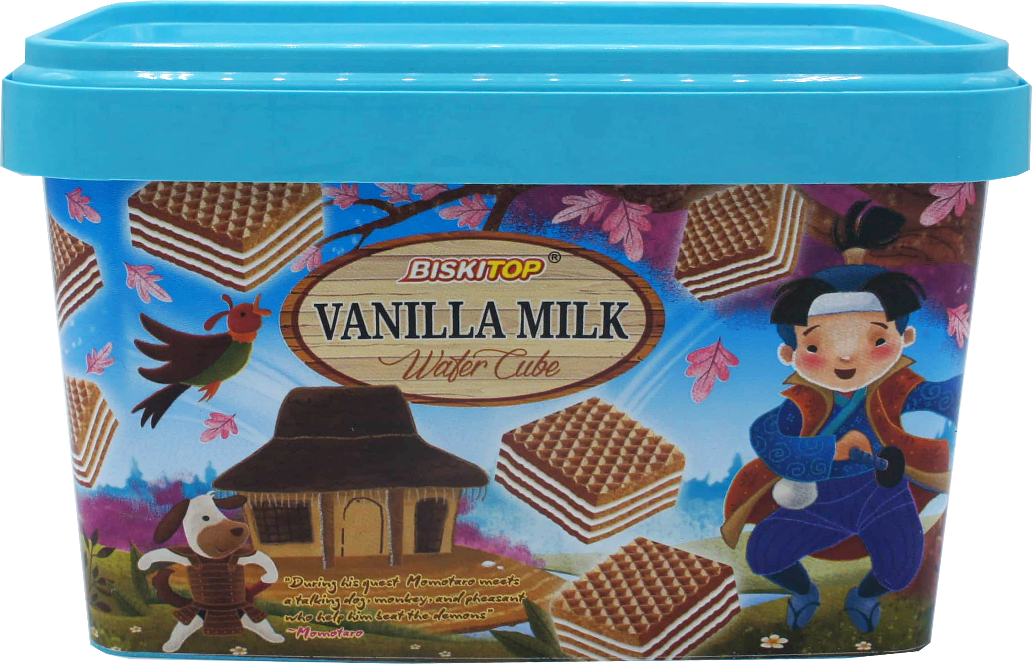 BISKITOP WAFER CUBE VANILLA MILK 12bx x 180g