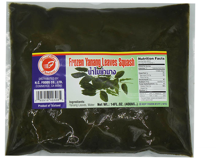 FRESH SHER FROZEN YANANG LEAVES SQUASH 36bg x 14oz (400