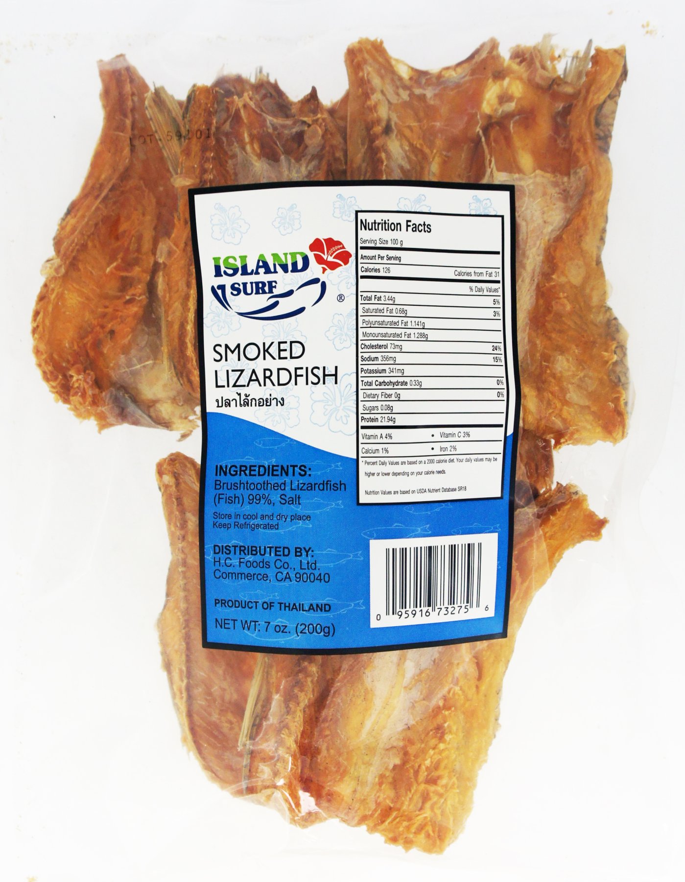 ISLAND SURF SMOKED LIZARDFISH