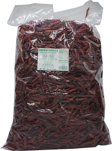 DRAGON 88 CHILI (DRIED) LARGE 6bg x 5lbs (2.27kg