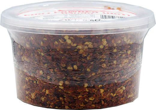 BELLS & FLOWER CHILI FLAKES (HOT) 24pj x 8.5oz (255g)