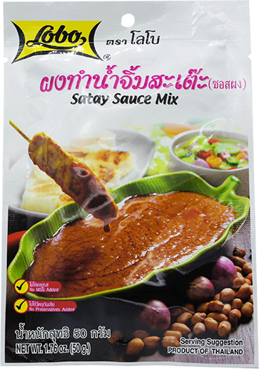 LOBO SATAY SAUCE MIX 240bg x 1.76oz (50g