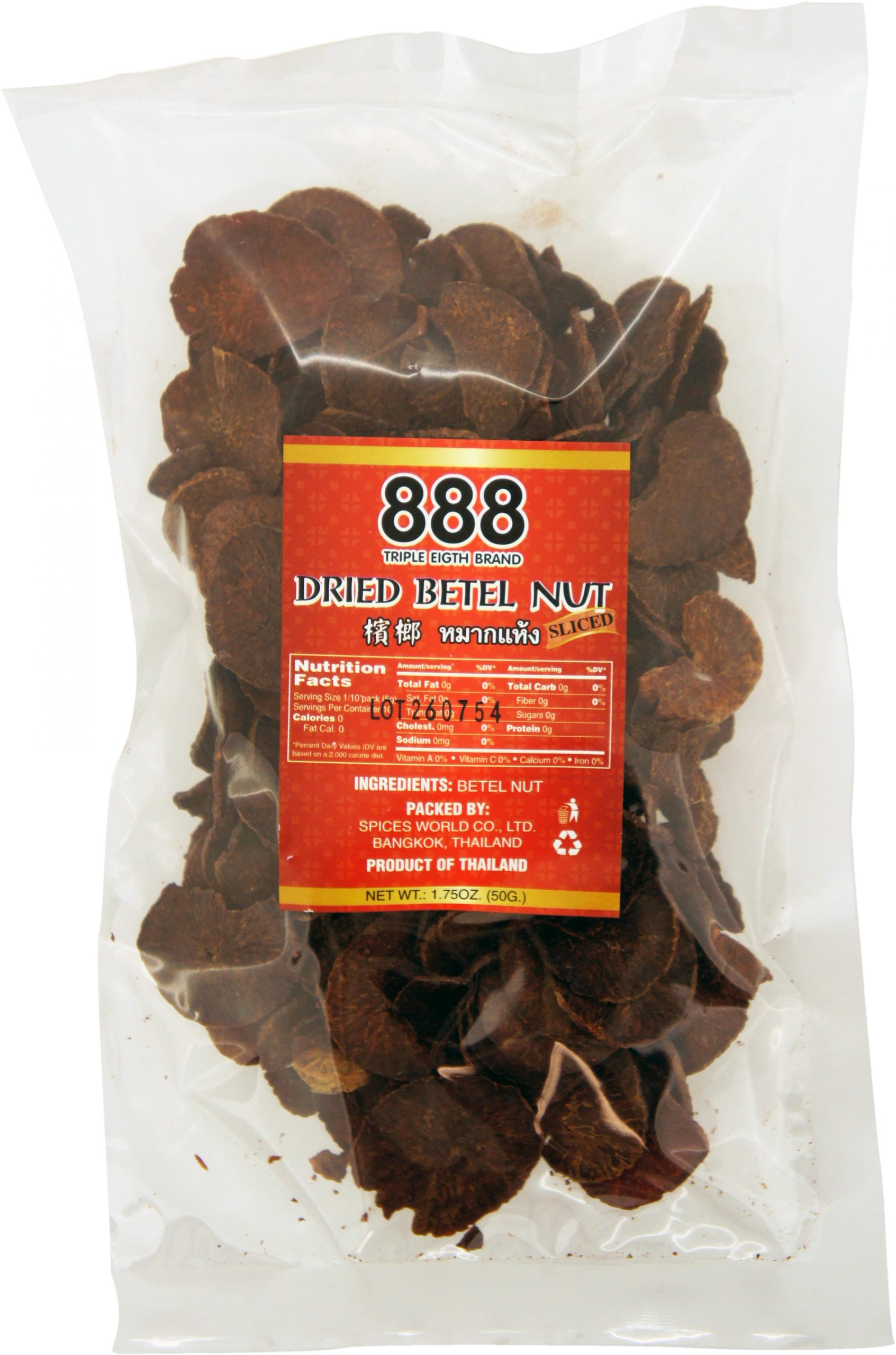 BETEL NUT SLICED SMALL 1.75oz