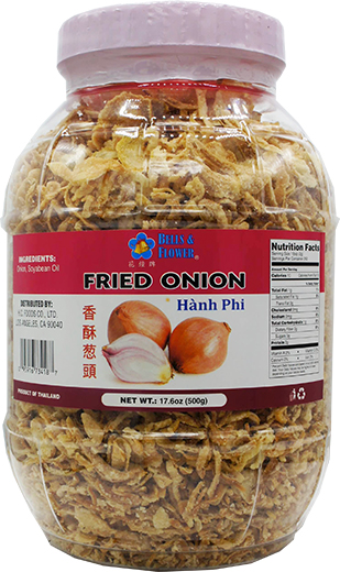 BELLS & FLOWER FRIED ONION LARGE 6pj x 17.6oz (500g)