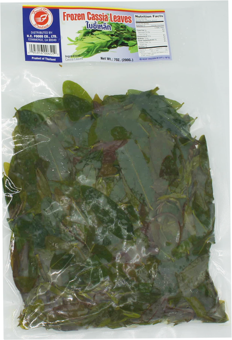 FRESH SHER FROZEN CASSIA LEAVES 50bg x 7oz (200g)